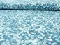 Preview: Patchworkstoff Clothworks Snowville Schneesterne auf petrol Detailansicht